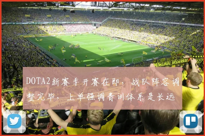 DOTA2新赛季开赛在即，战队阵容调整完毕，上单强调青训体系是长远根基